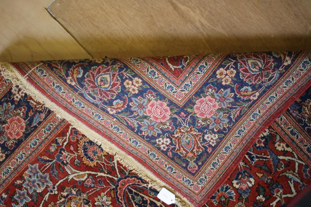 A KASHAN PRAYER RUG Image