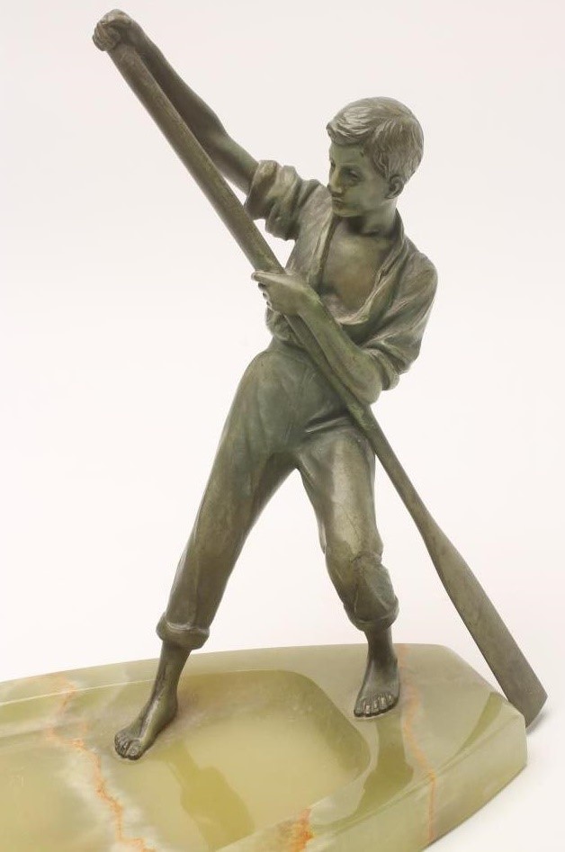 AN ART DECO FIGURAL CENTREPIECE Image