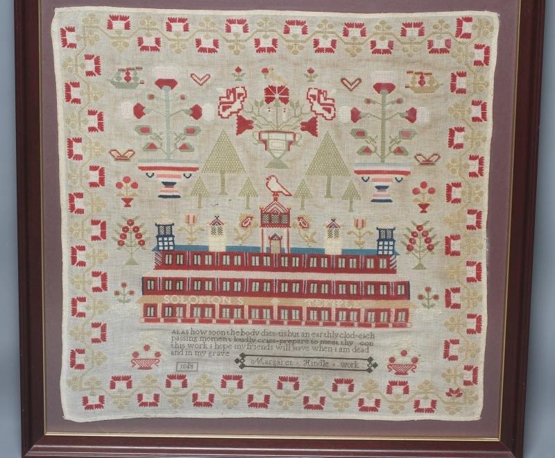 TWO VICTORIAN FAMILY SAMPLERS Image