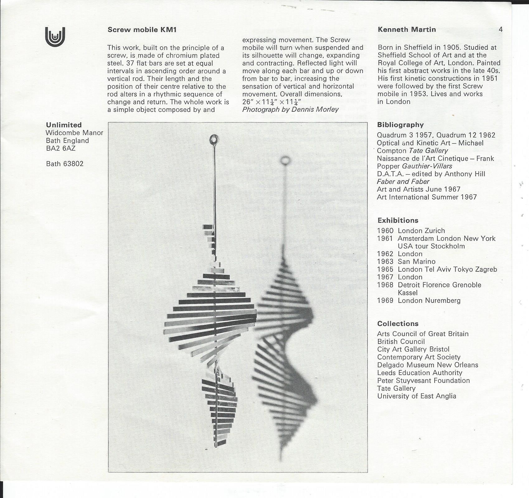 KENNETH MARTIN (1905-1984) Image