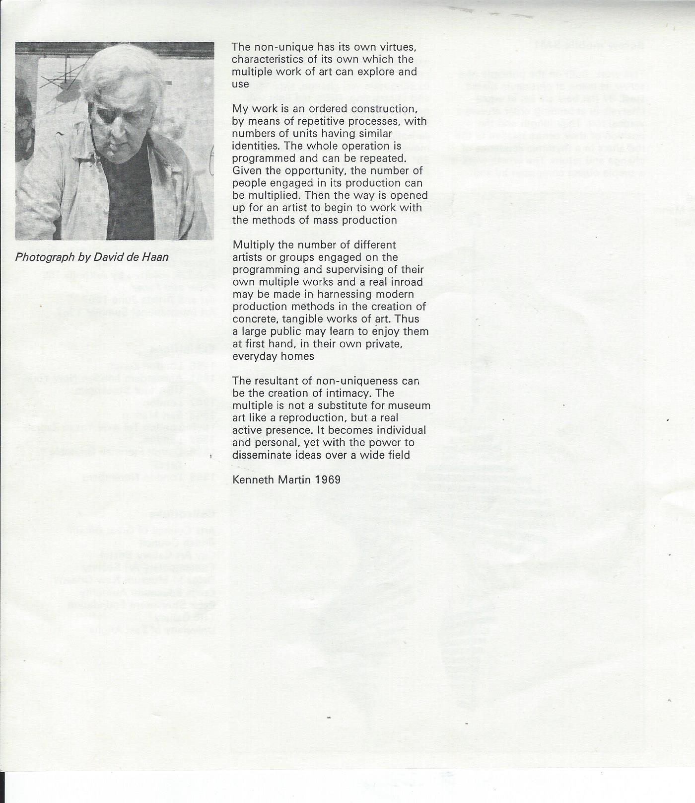 KENNETH MARTIN (1905-1984) Image