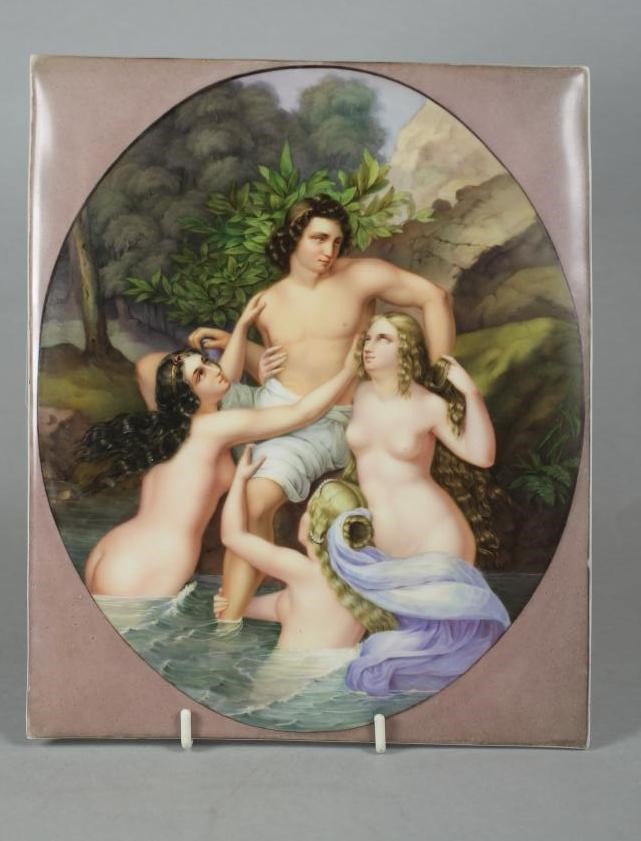 A BERLIN PORCELAIN PLAQUE Image