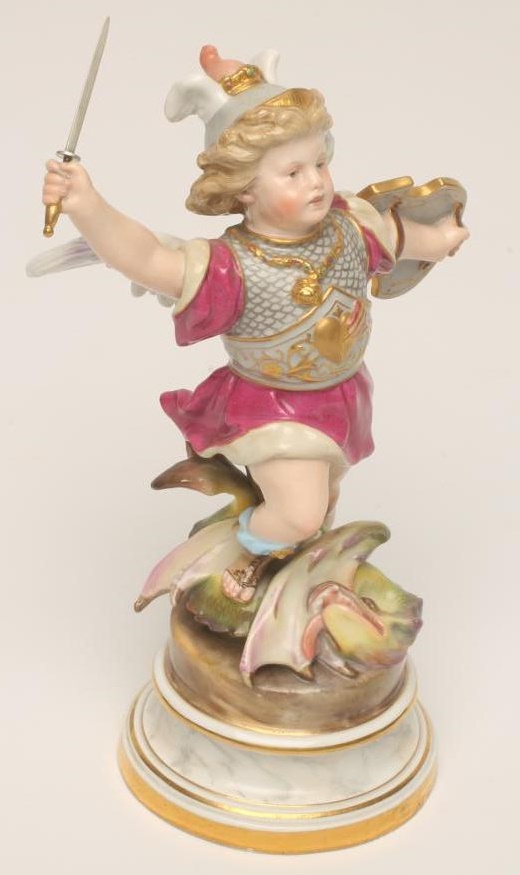 A MEISSEN PORCELAIN FIGURE Image