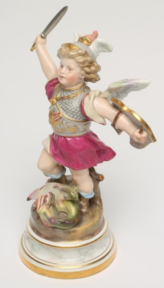 A MEISSEN PORCELAIN FIGURE Image