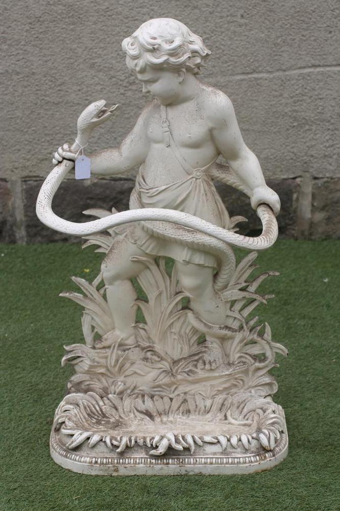 A VICTORIAN CAST IRON STICK STAND Image