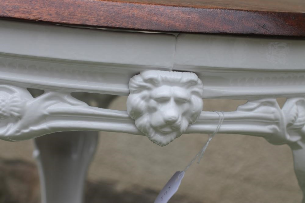 A VICTORIAN BRITANNIA CAST IRON PUB TABLE by Lawn & Haworth Image