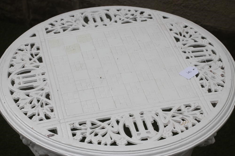 A VICTORIAN BRITANNIA CAST IRON PUB TABLE Image