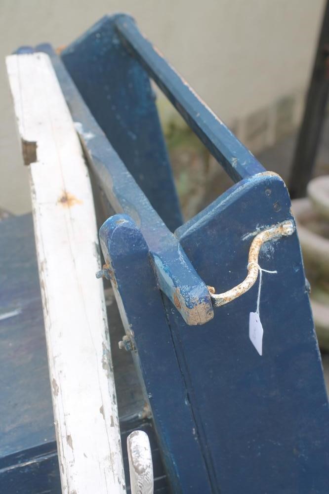 A GARDENER'S BOARDED CART Image