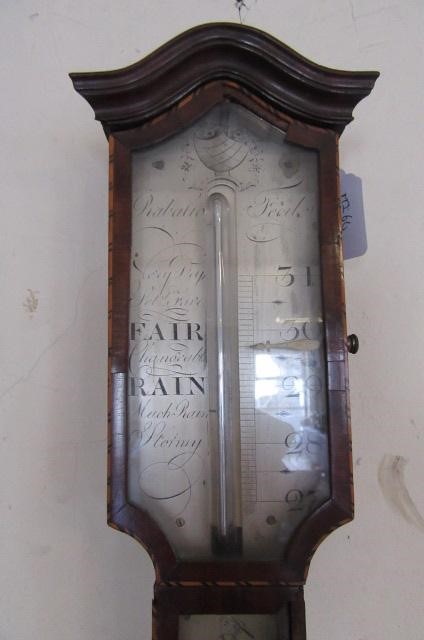 A MAHOGANY STICK BAROMETER BY RABALIO Image