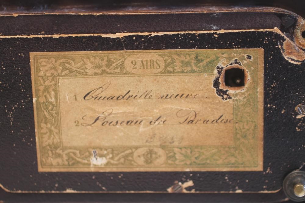 A NOVELTY MUSICAL BOX Image