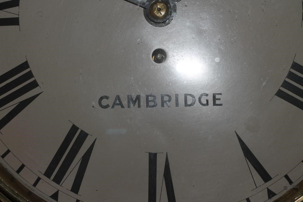 A MAHOGANY CASED WALL TIMEPIECE by Joseph Rogers Image