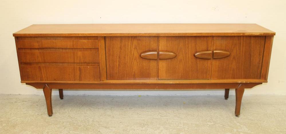 A SCANDINAVIAN DESIGN TEAK SIDEBOARD Image