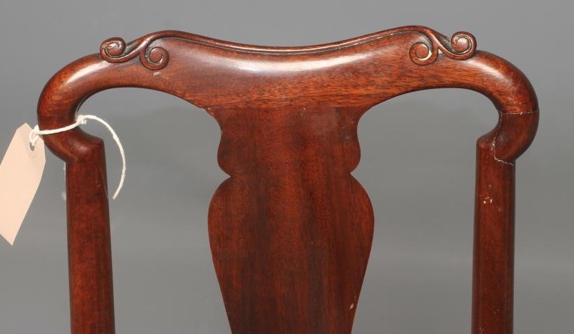 AN EARLY GEORGIAN STYLE CHILD'S MAHOGANY CHAIR Image