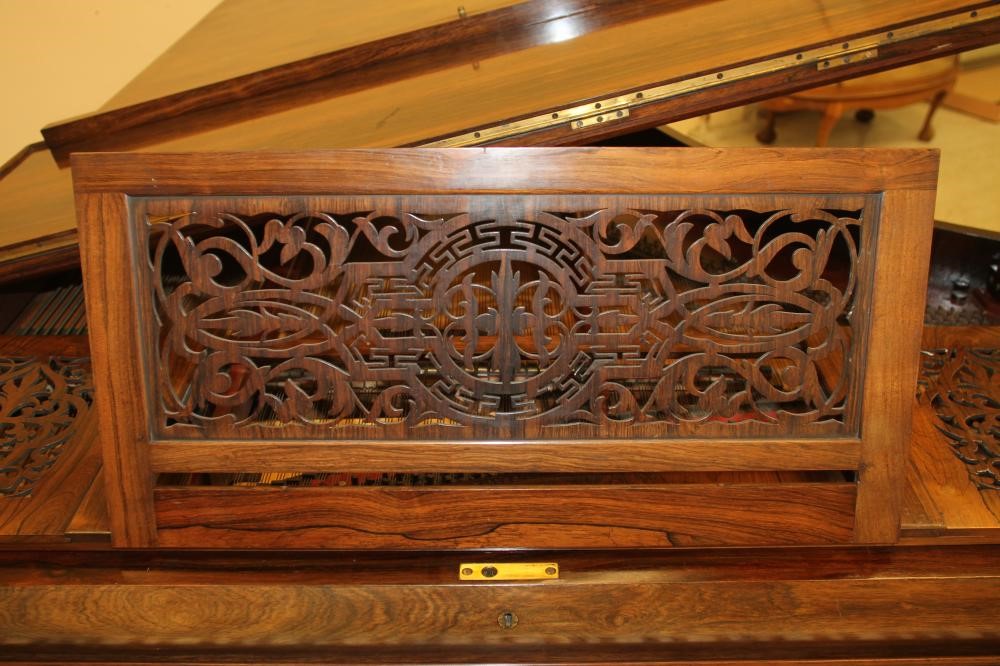 A VICTORIAN "SHORT DRAWING ROOM" GRAND PIANO No.456 by John Broadwood & Sons Image