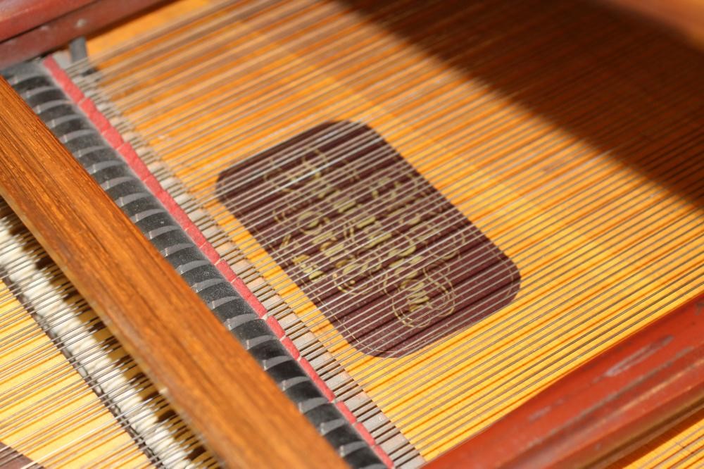 A VICTORIAN "SHORT DRAWING ROOM" GRAND PIANO No.456 by John Broadwood & Sons Image