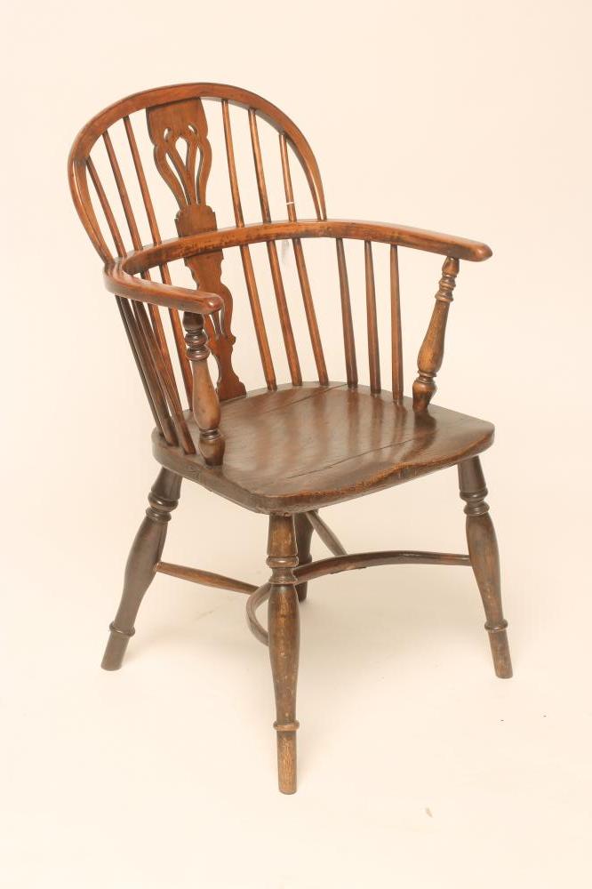 A YEW AND ASH ARMCHAIR Image