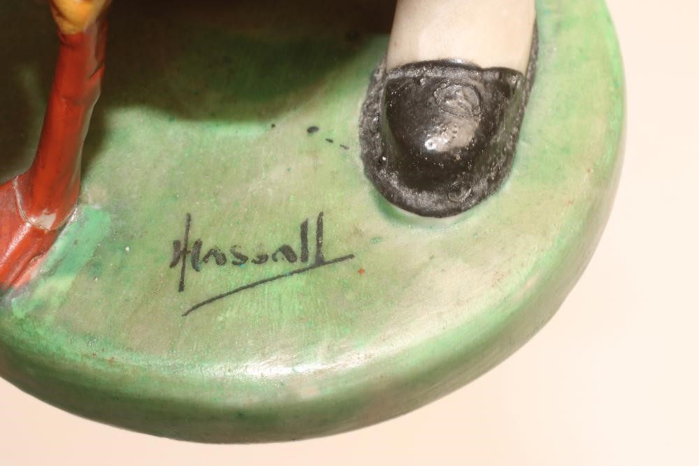 A WILTSHAW & ROBINSON CARLTON CHINA GOLFING FIGURE Image