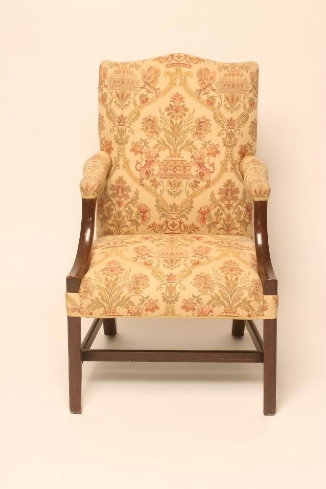 A LADY'S MAHOGANY FRAMED ARMCHAIR of Georgian design Image