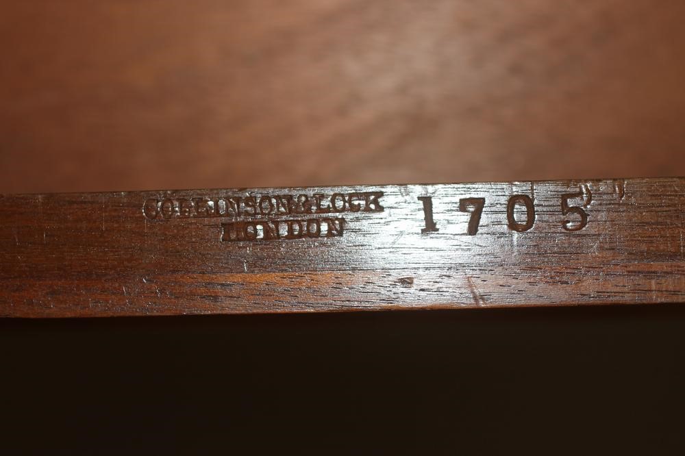 A VICTORIAN MAHOGANY CANTERBURY of oblong form Image