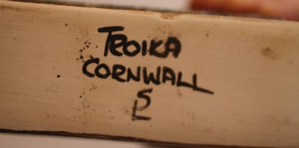 TWO TROIKA EARTHENWARE VASES Image