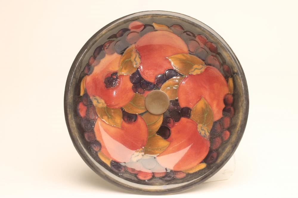 A MOORCROFT POTTERY AND TUDRIC PEWTER SMALL TAZZA Image