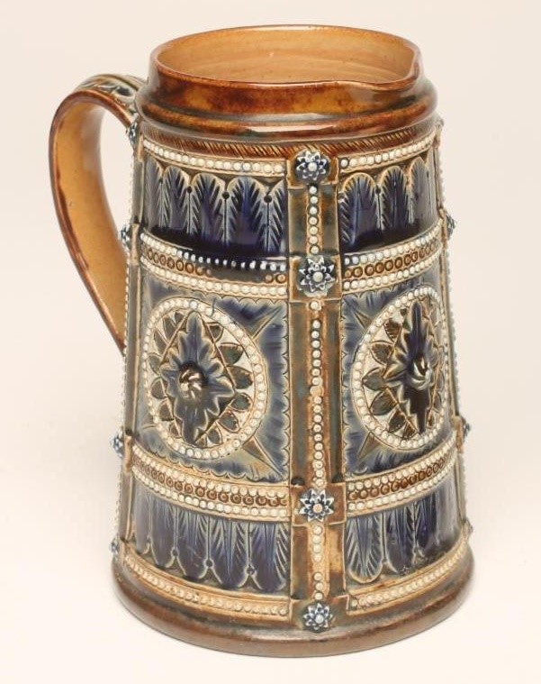 A DOULTON LAMBETH STONEWARE GOBLET VASE Image