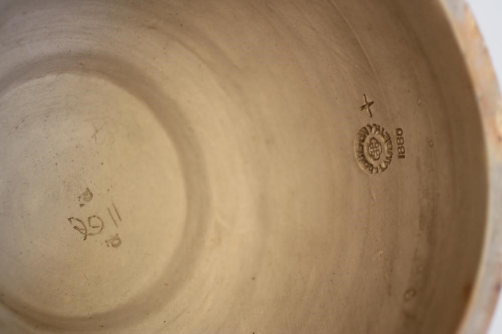 A DOULTON LAMBETH STONEWARE GOBLET VASE Image