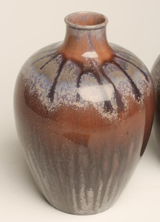 A PAIR OF ASHWORTH ART POTTERY VASES Image