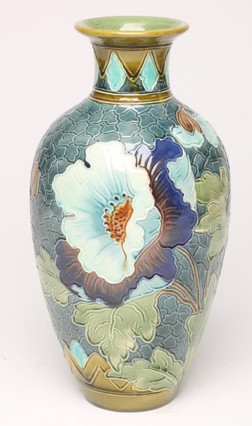 A BURMANTOFTS "FAIENCE" VASE Image