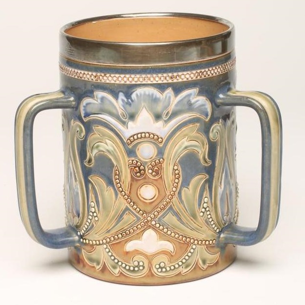 A DOULTON LAMBETH STONEWARE TYG Image