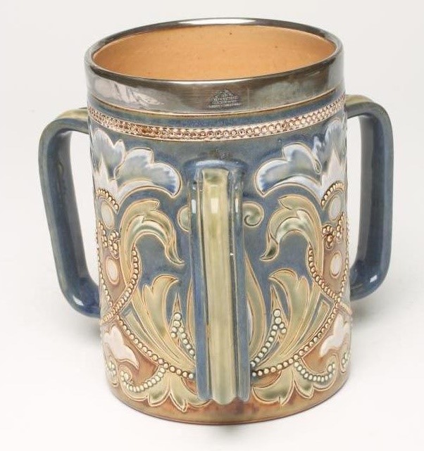 A DOULTON LAMBETH STONEWARE TYG Image
