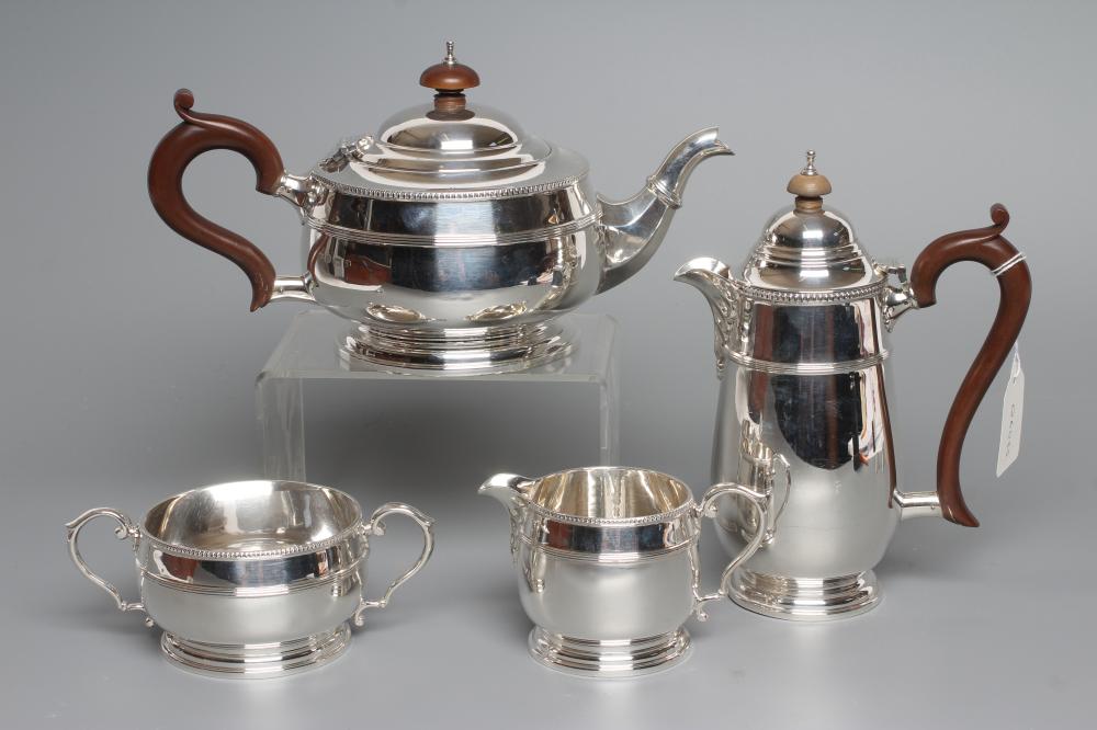 A FOUR PIECE TEA SERVICE Image