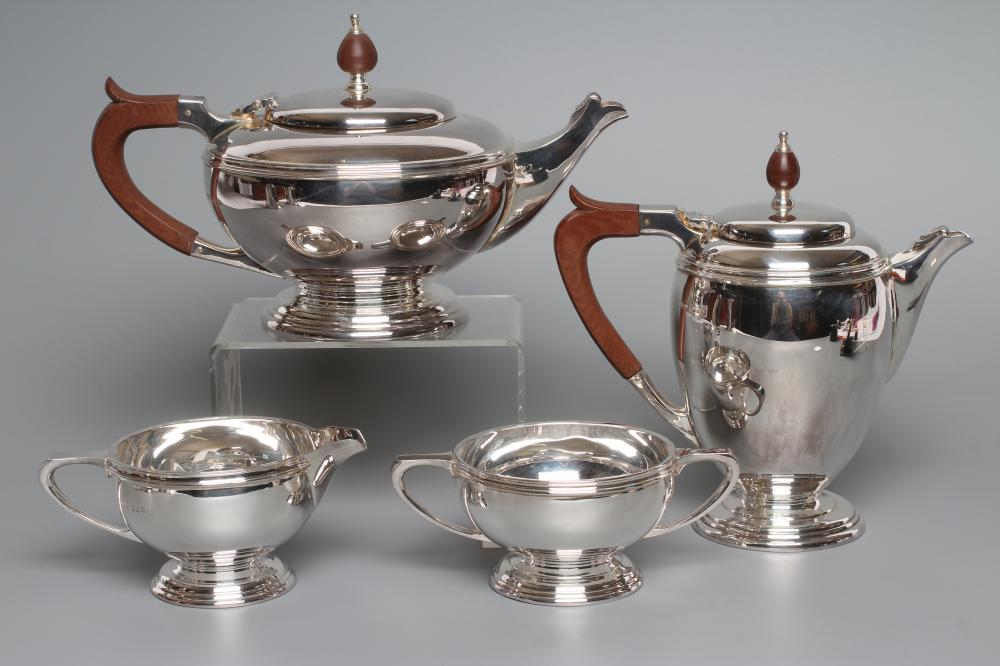 A FOUR PIECE TEA AND COFFEE SERVICE Image