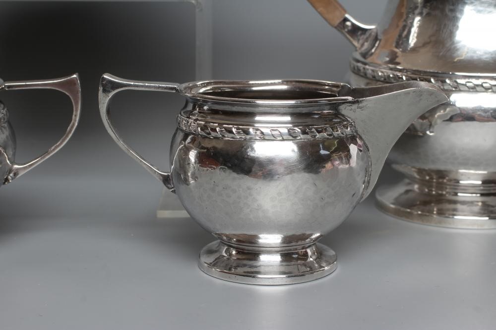 AN ARTS AND CRAFTS FOUR PIECE TEA SERVICE Image