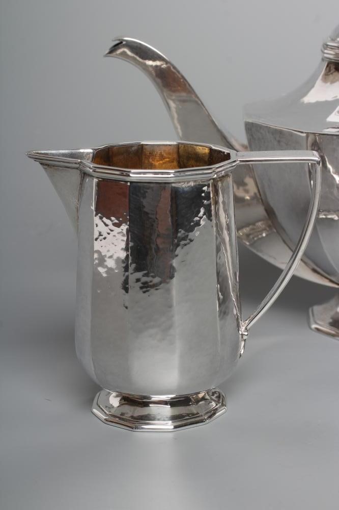 AN ART DECO THREE PIECE TEA SERVICE Image