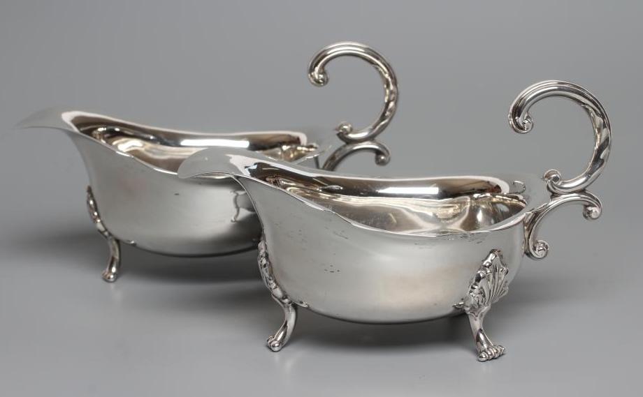 A PAIR OF SAUCEBOATS Image