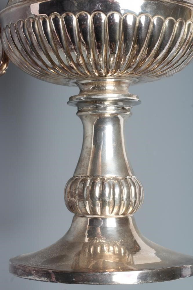 AN EDWARDIAN PEDESTAL TROPHY CUP Image