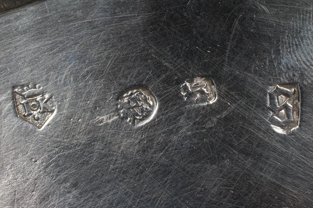 A WILLIAM III FOOTED SALVER Image