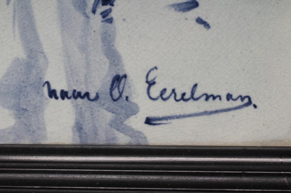 A JOOST THOOFT "DELFT" PLAQUE of oblong form Image