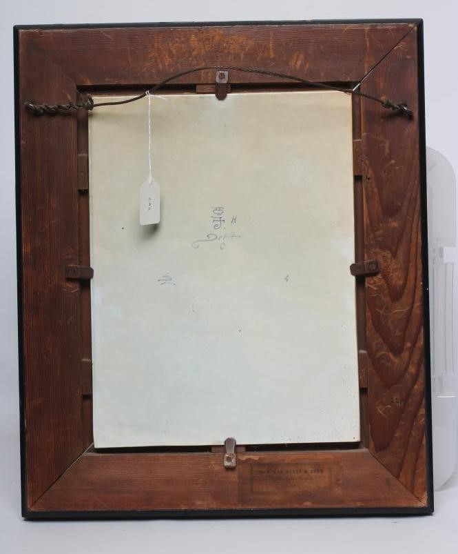 A JOOST THOOFT "DELFT" PLAQUE of oblong form Image