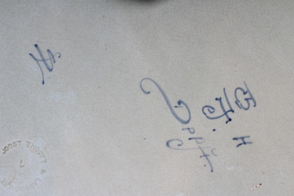 A JOOST THOOFT "DELFT" PLAQUE of oblong form Image