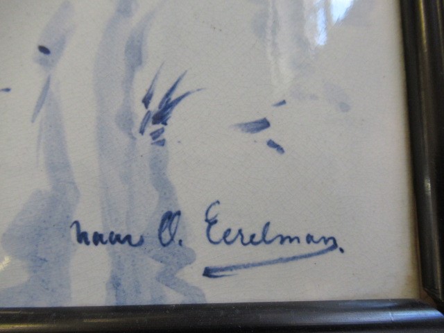 A JOOST THOOFT "DELFT" PLAQUE of oblong form Image