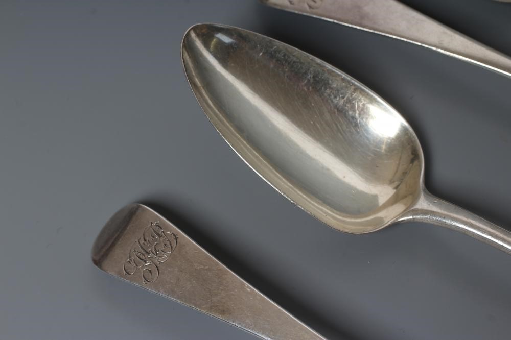TWO LATE GEORGE III TABLESPOONS Image