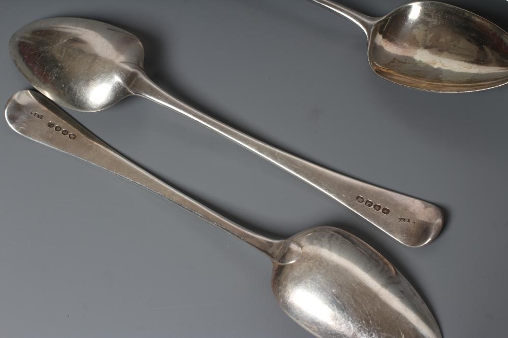 TWO LATE GEORGE III TABLESPOONS Image