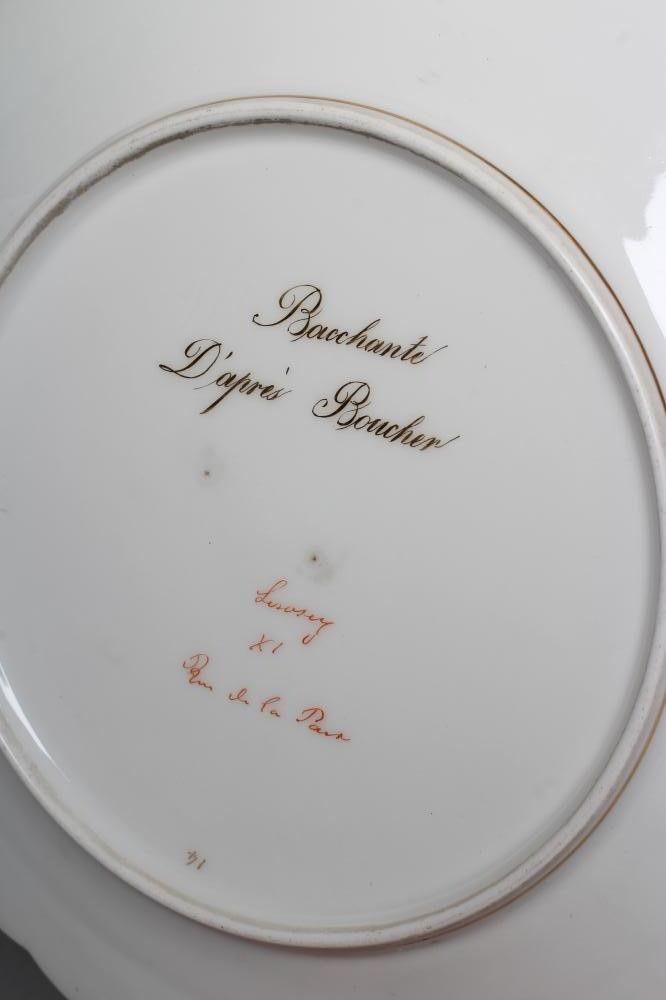 A PAIR OF FRENCH PORCELAIN CABINET PLATES Image