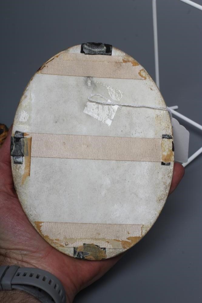 AN AUSTRIAN PORCELAIN OVAL PLAQUE Image