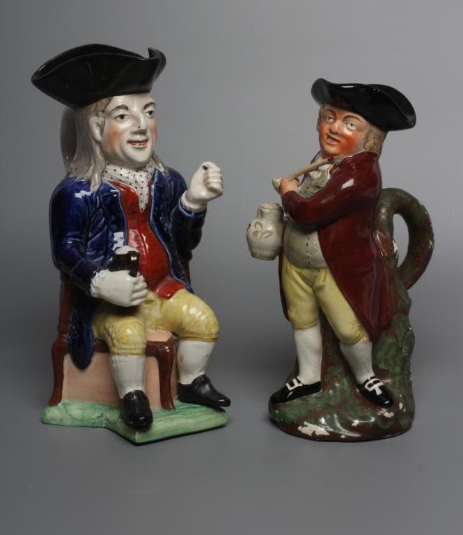 A STAFFORDSHIRE POTTERY SQUIRE TOBY JUG Image