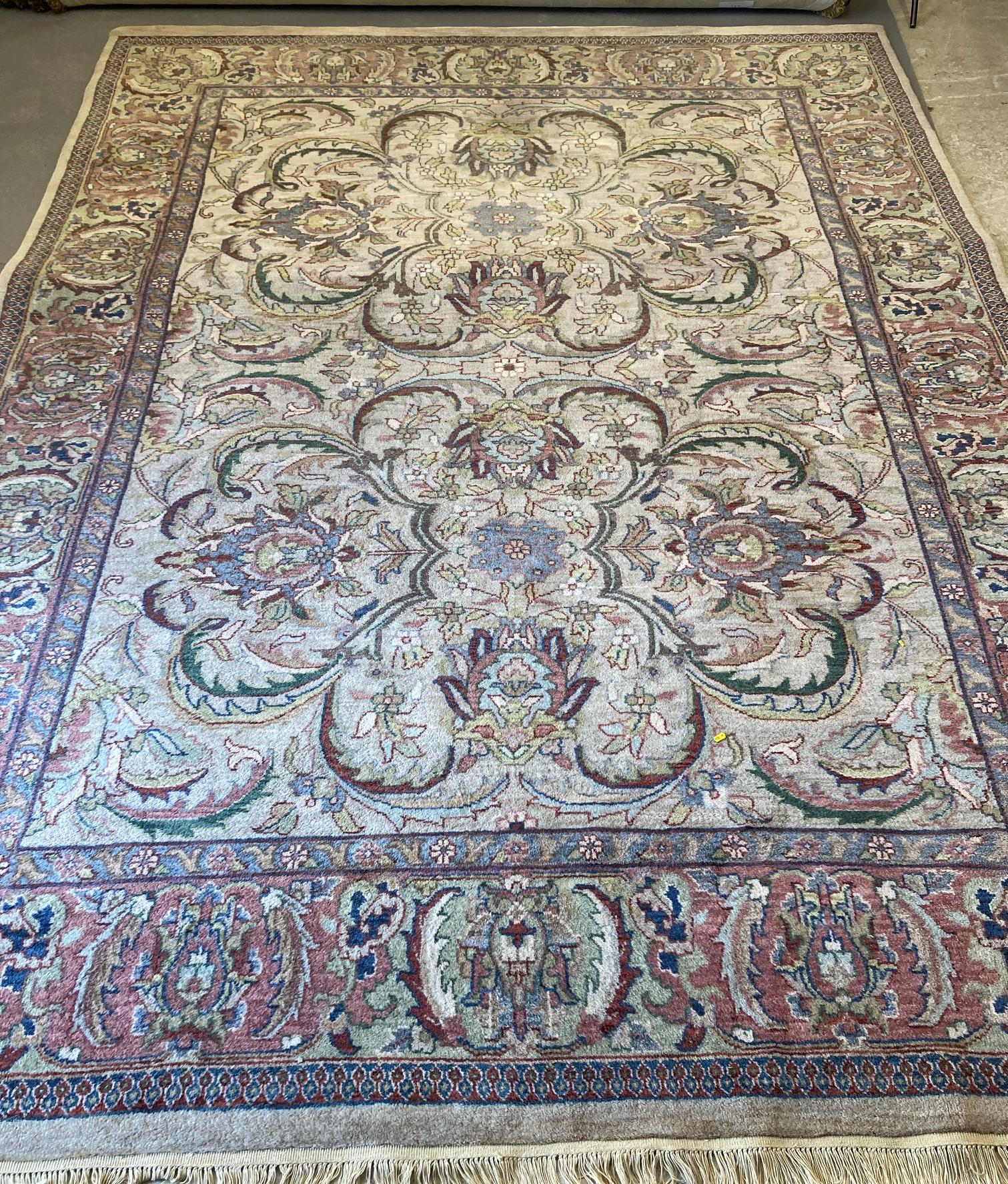 AN INDIAN WOOL CARPET Image