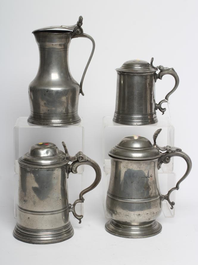 A NORMANDY(?) PEWTER FLAGON Image