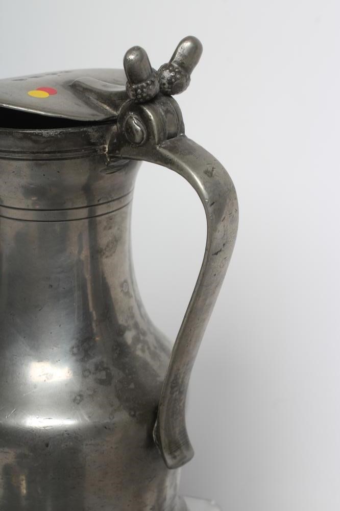 A NORMANDY(?) PEWTER FLAGON Image
